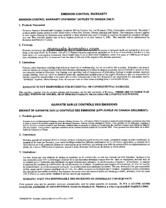 D32E-1(USA)-A S/N P076093-UP Operation manual (English)