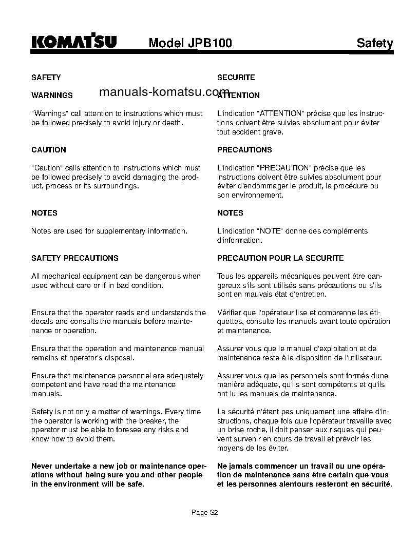 Protected: JBP100(USA) S/N ALL Operation manual (English)