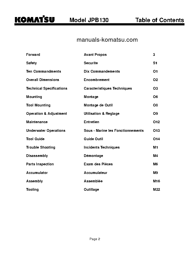 Protected: JPB130(USA) S/N ALL Operation manual (English)