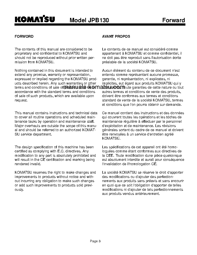 Protected: JPB130(USA) S/N ALL Operation manual (English)