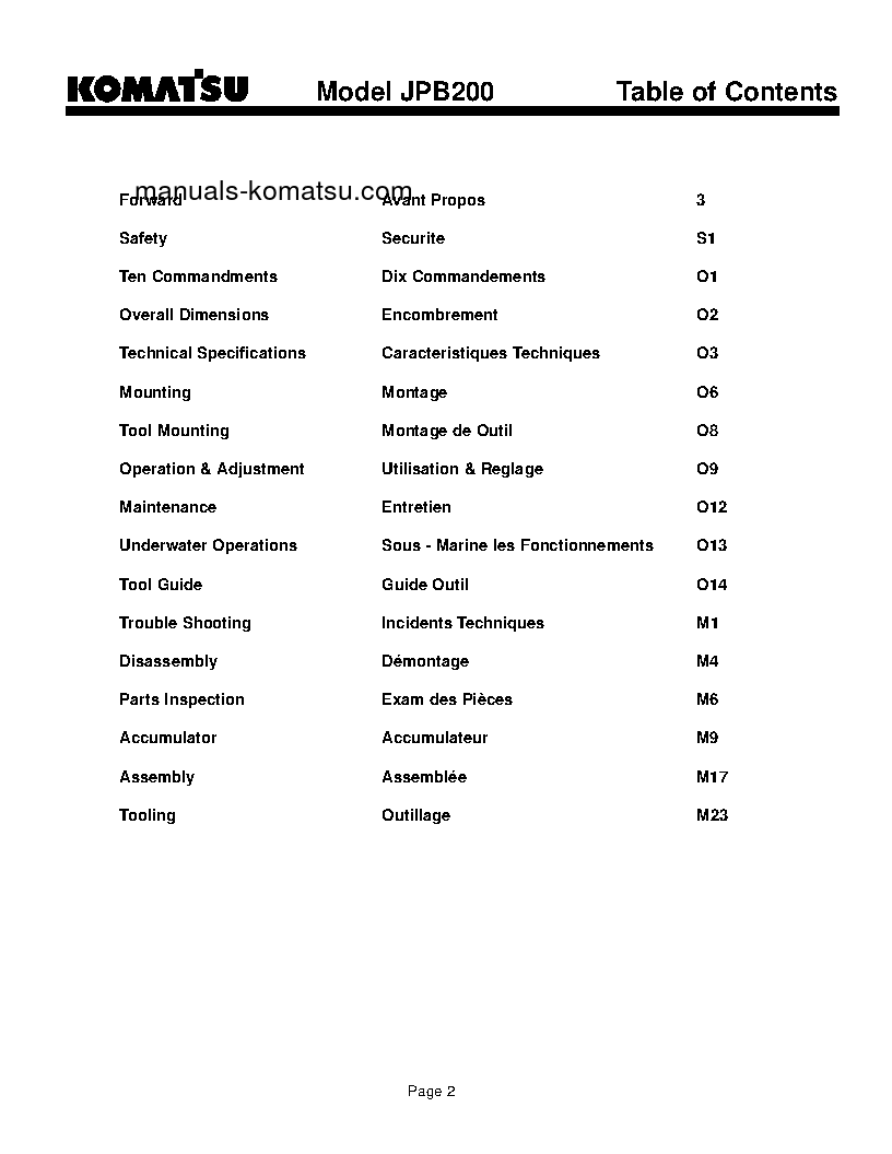 Protected: JPB200(USA) S/N ALL Operation manual (English)