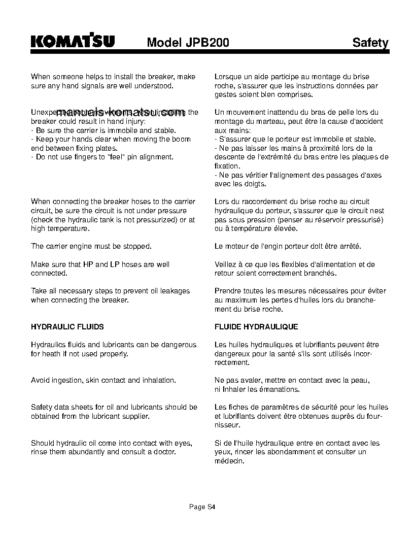 Protected: JPB200(USA) S/N ALL Operation manual (English)