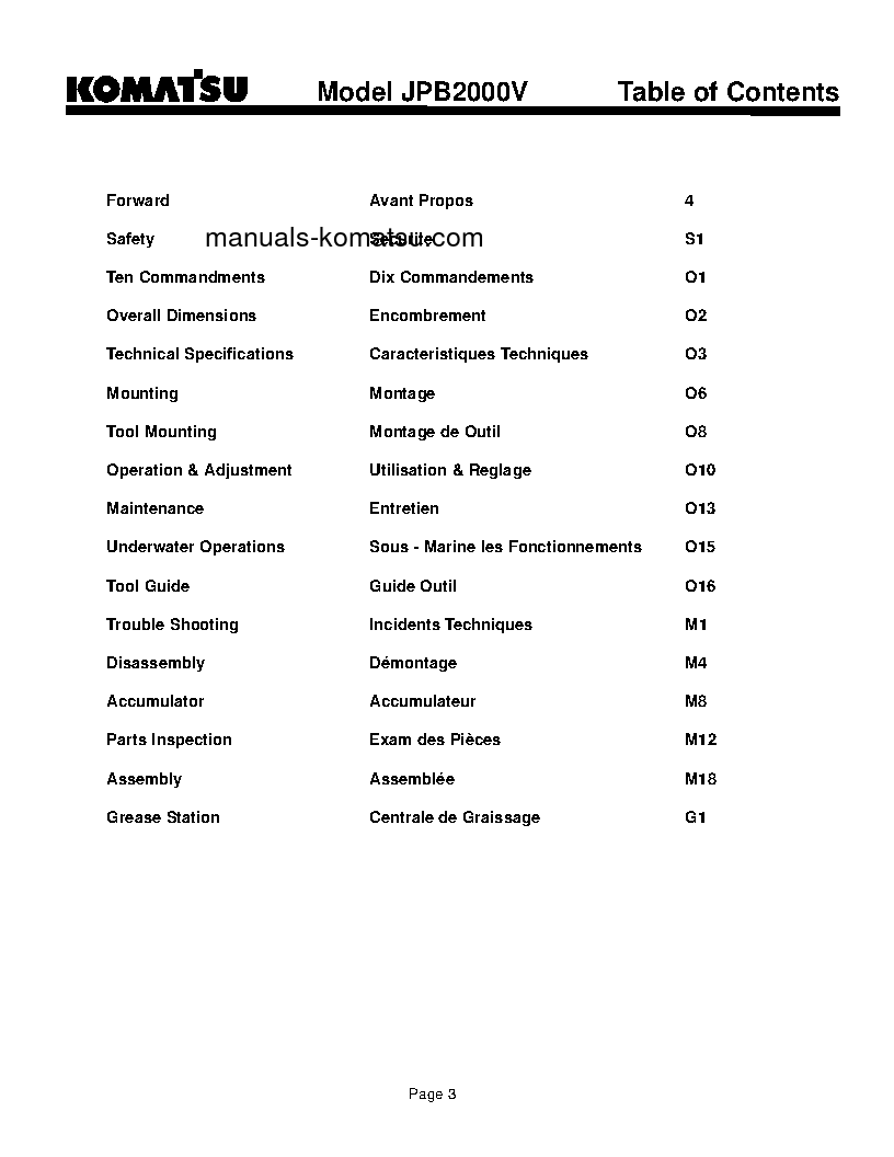 Protected: JPB2000V(USA) S/N ALL Operation manual (English)