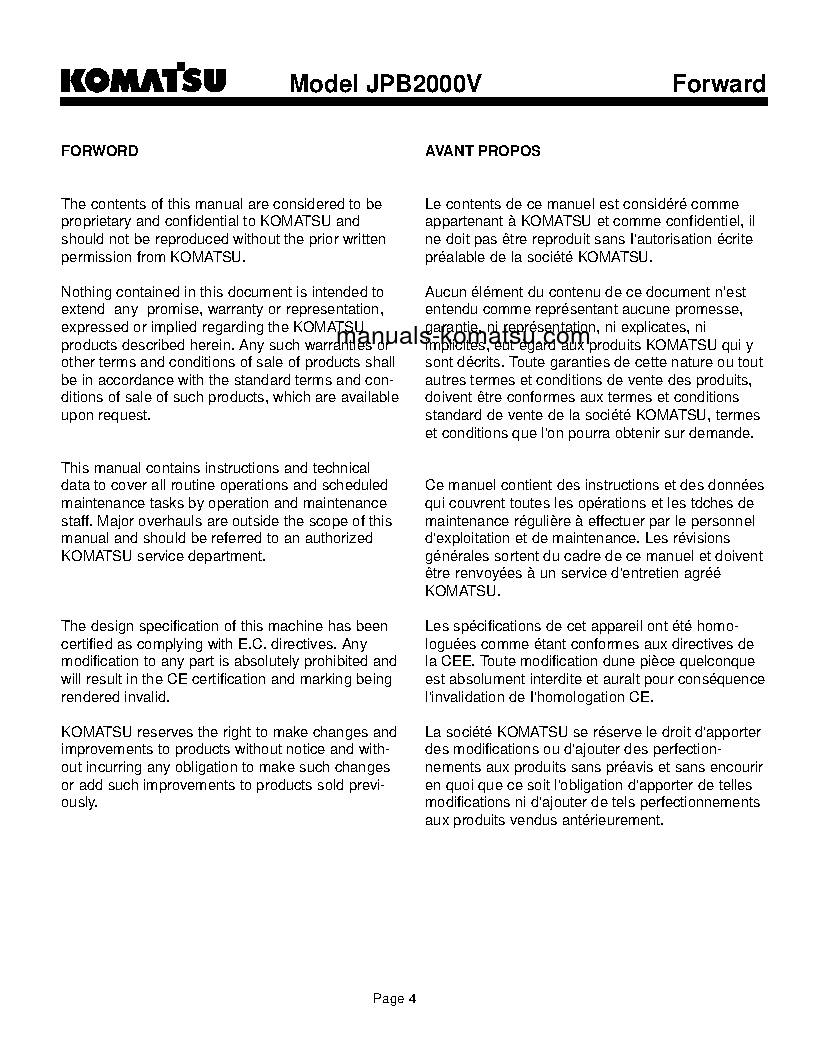 Protected: JPB2000V(USA) S/N ALL Operation manual (English)