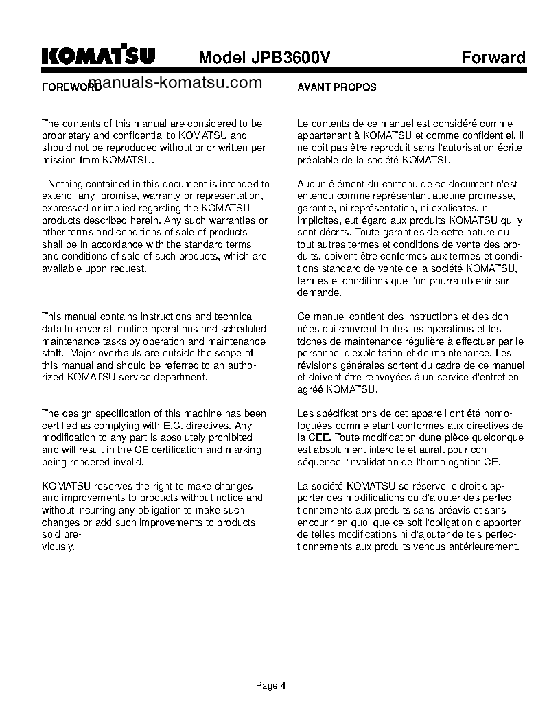 Protected: JPB3600V(USA) S/N ALL Operation manual (English)