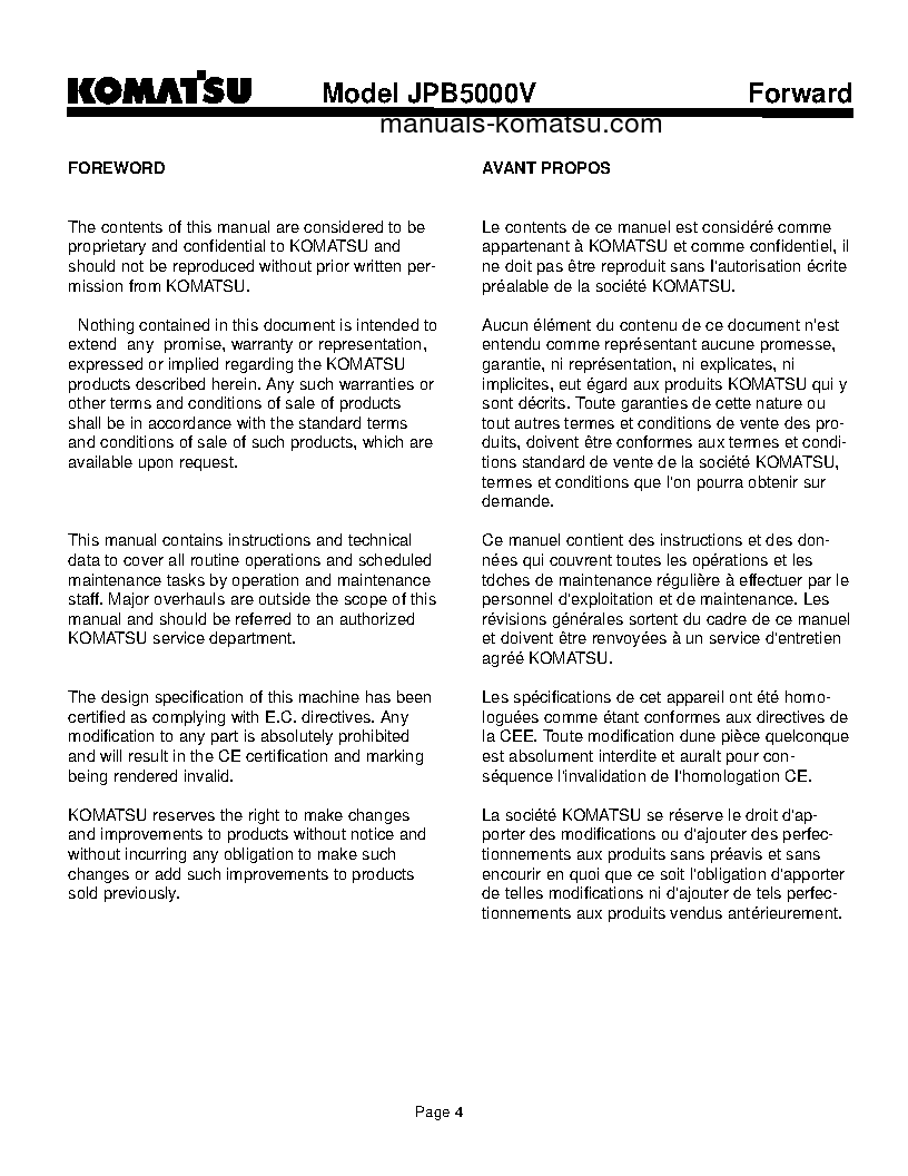 Protected: JPB5000V(USA) S/N ALL Operation manual (English)