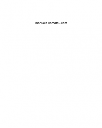 HD1500-5(USA) S/N A30039-A30048 Operation manual (English)