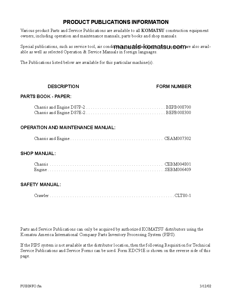 Protected: D87P-2(USA) S/N P092001-UP Operation manual (English)