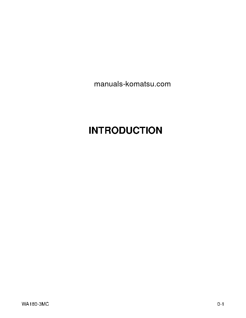 Protected: WA180-3(USA)-MC S/N A81001-UP Operation manual (English)