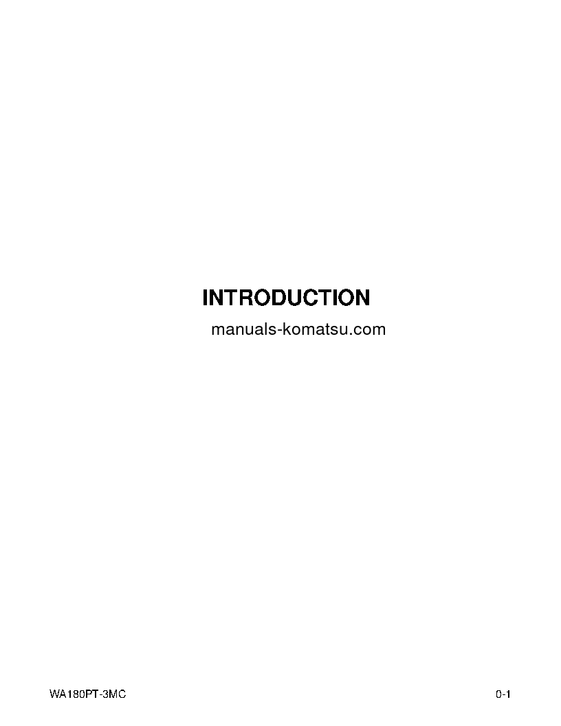 Protected: WA180PT-3(USA)-MC S/N A88001-UP Operation manual (English)