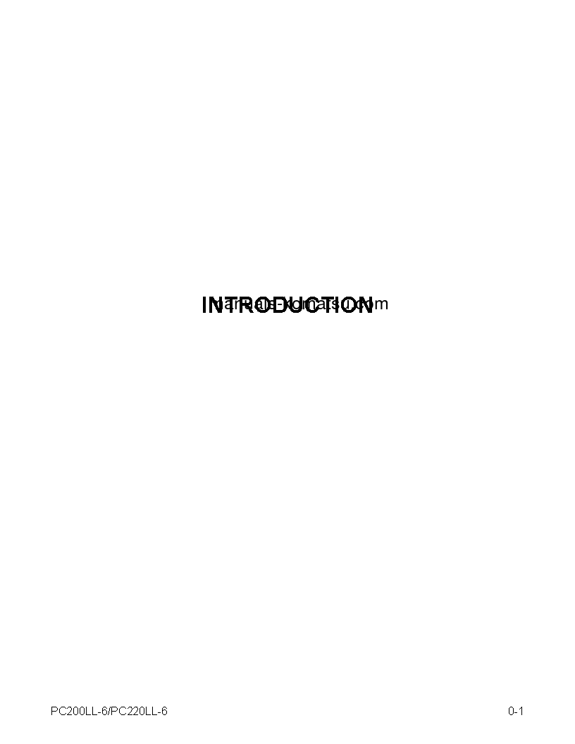 Protected: PC200LL-6(USA) S/N A85001-UP Operation manual (English)