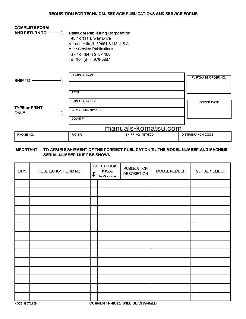 Protected: PC300LL-6(USA) S/N A84001-UP Operation manual (English)