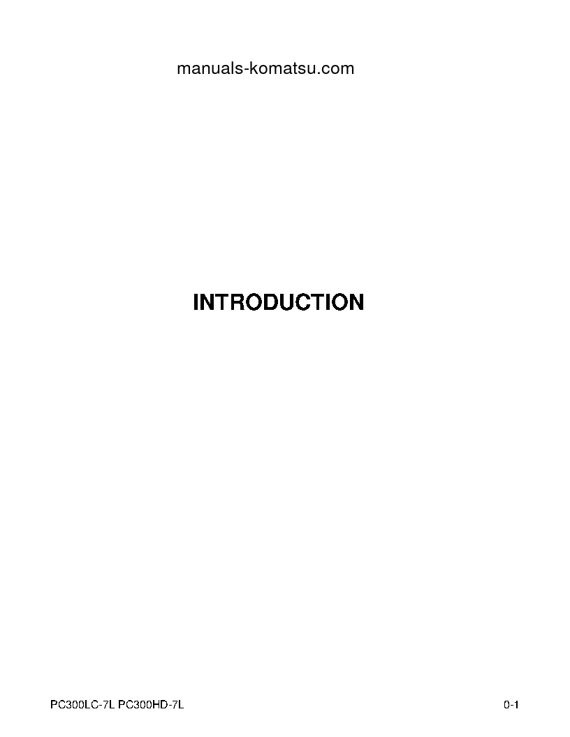 Protected: PC300LC-7(USA)-L S/N A85001-UP Operation manual (English)