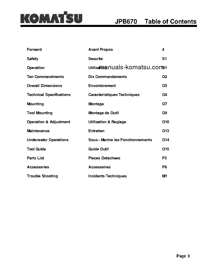 Protected: JPB670(USA) S/N ALL Operation manual (English)