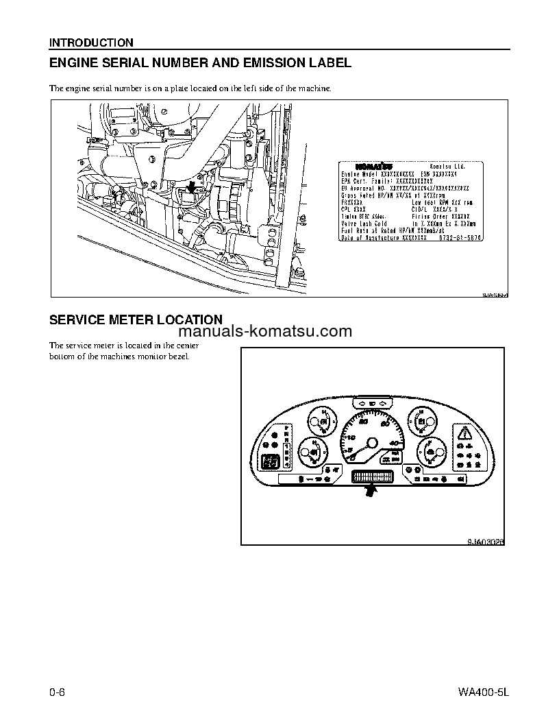 Protected: WA400-5(USA)-L S/N A40001-UP Operation manual (English)
