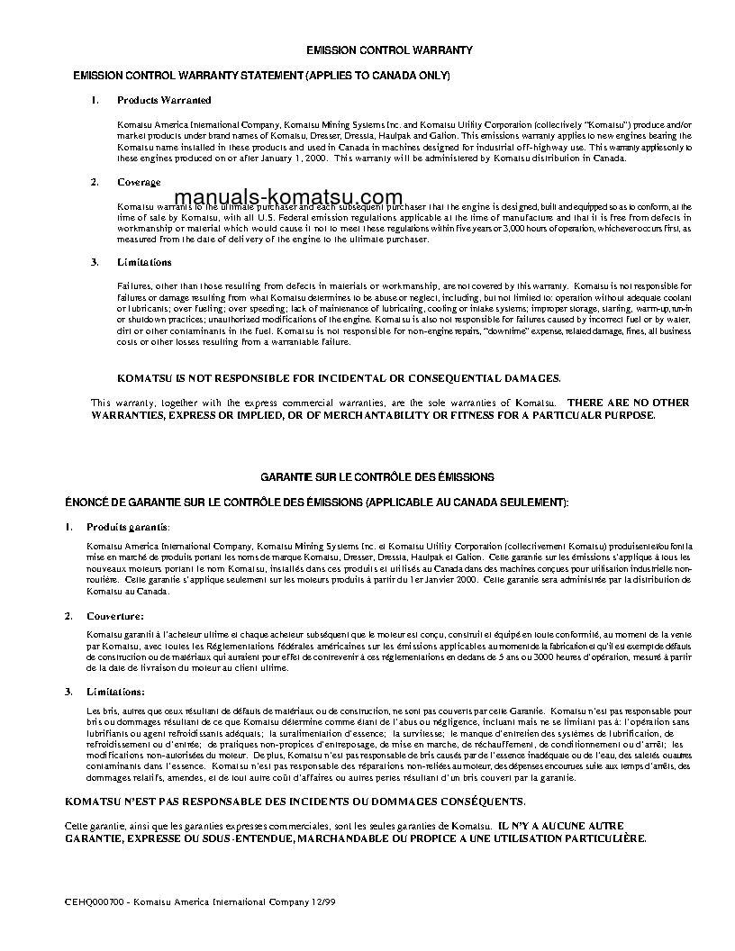 Protected: 930E-3(USA) S/N A30304-A30309 Operation manual (English)