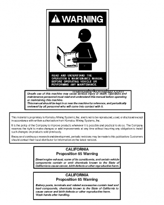 830E(USA) S/N A30650-A30661 Operation manual (English)