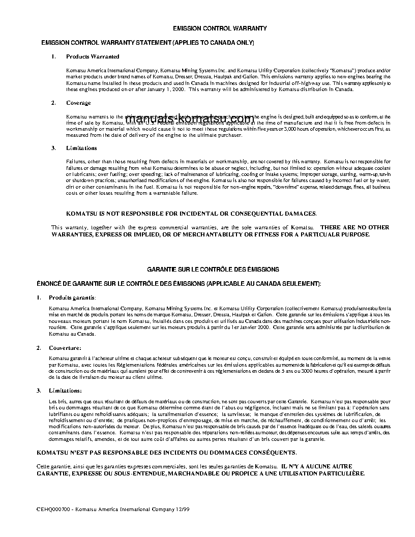 Protected: 930E-2(USA)-SE S/N A30183 Operation manual (English)