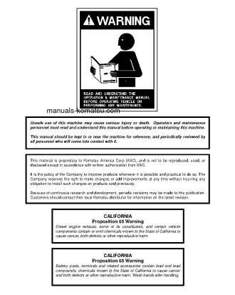 830E(USA) S/N A30662 Operation manual (English)