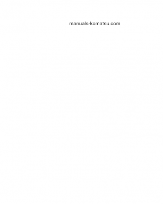 WB140PS-2(USA)-N S/N A40001-A40033 Operation manual (English)