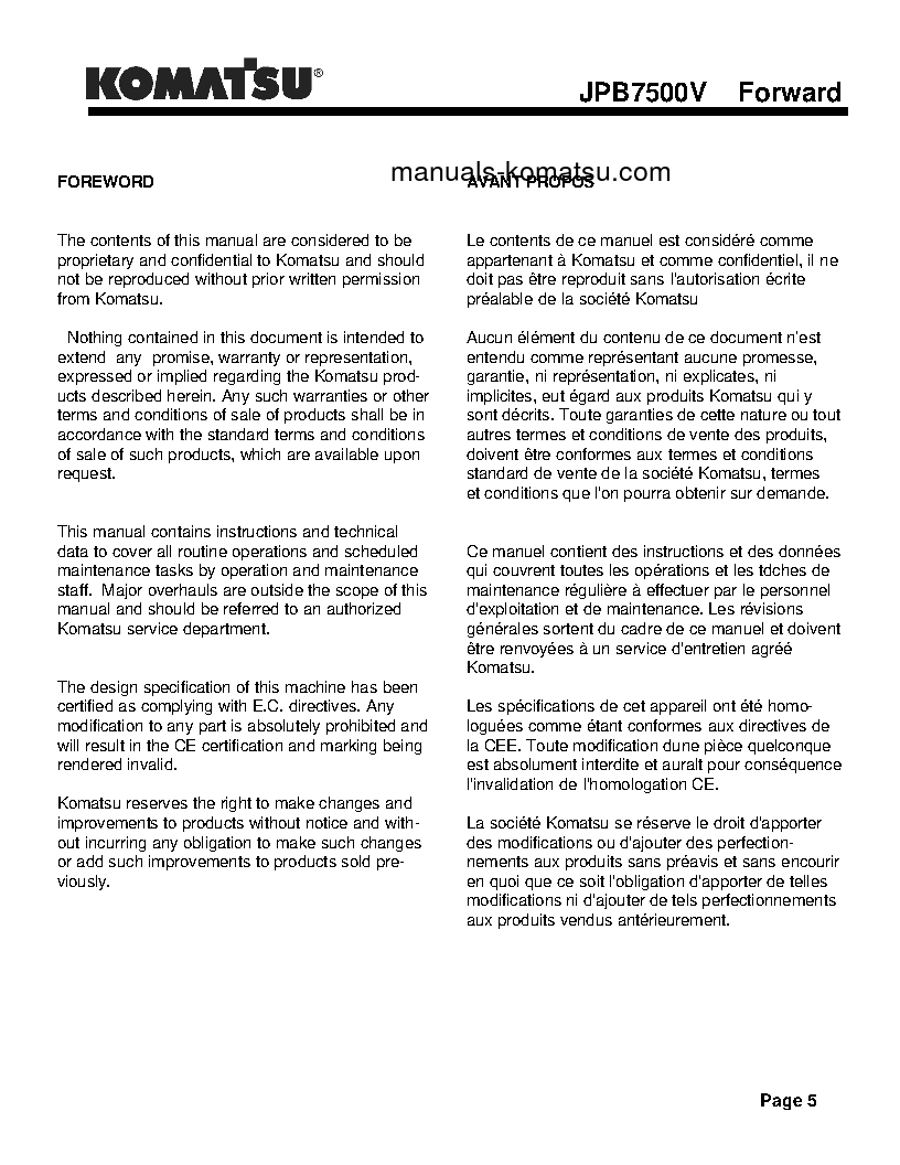 Protected: JPB7500V(USA) S/N ALL Operation manual (English)