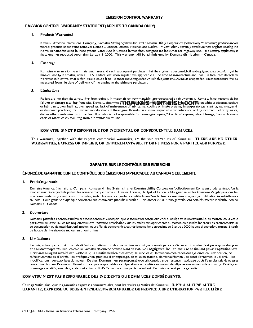 Protected: 830E(USA) S/N A30689-A30707 Operation manual (English)