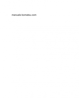 PC300LL-7(USA)-L S/N A85001-UP Operation manual (English)