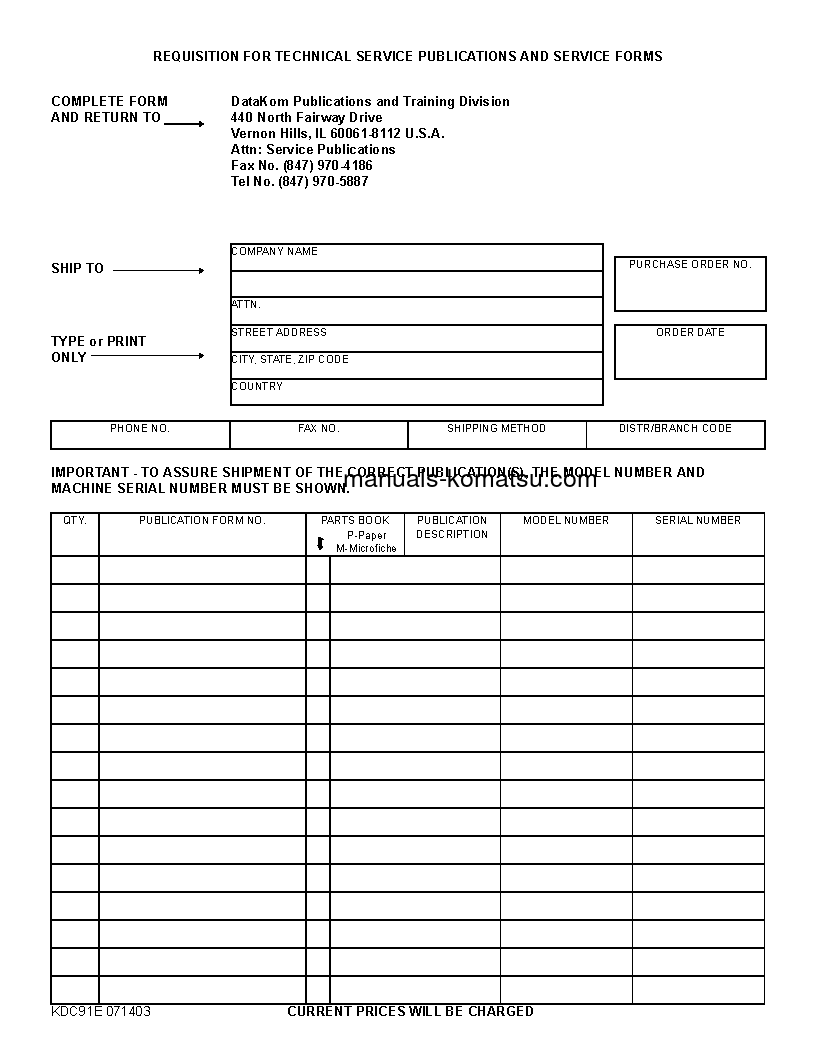 Protected: PC400LC-7(USA)-L S/N A86001-UP Operation manual (English)
