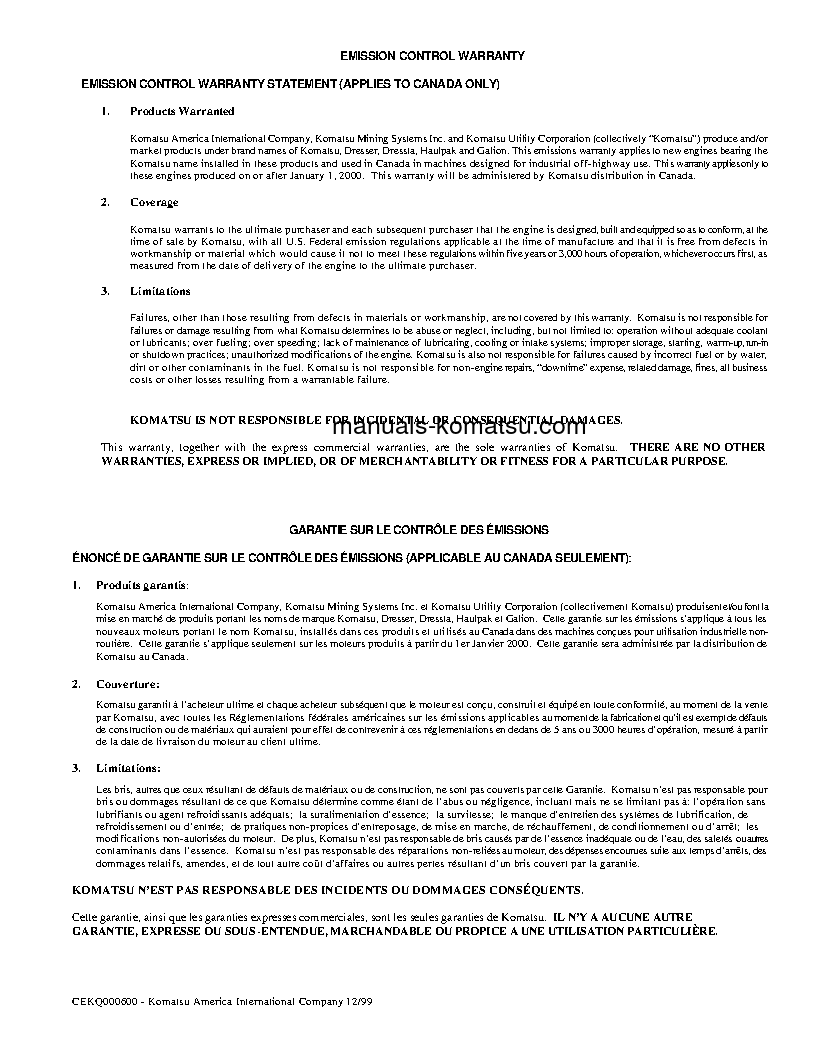 Protected: WB150AWS-2(USA)-N S/N A90002-UP Operation manual (English)