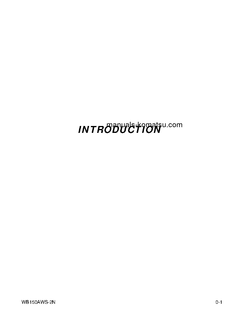 Protected: WB150AWS-2(USA)-N S/N A90002-UP Operation manual (English)