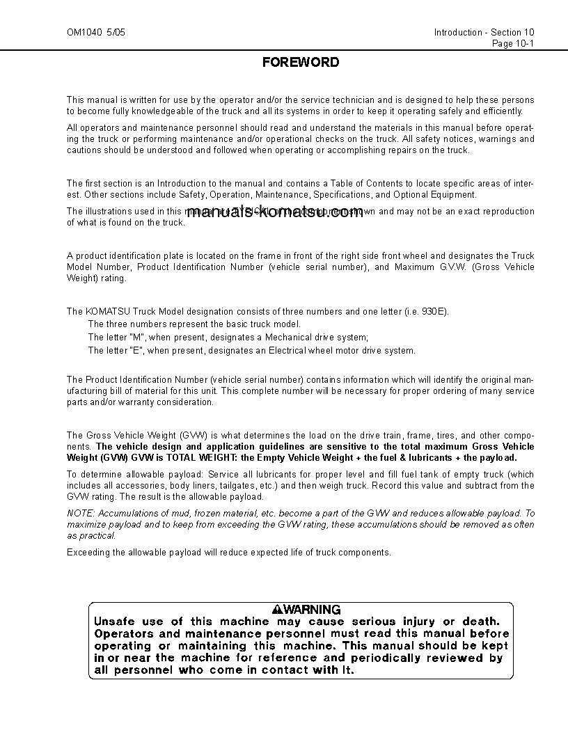 Protected: 930E-3(USA)-SE S/N A30322 Operation manual (English)