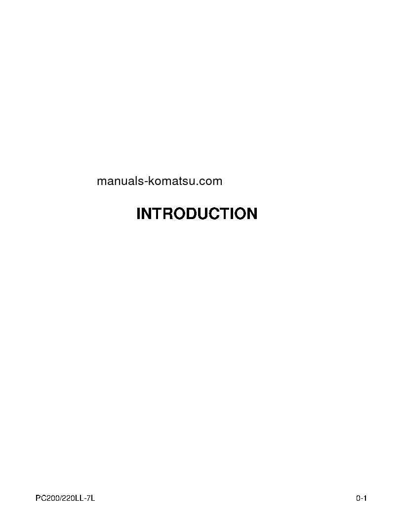 Protected: PC200LL-7(USA)-L S/N A86001-UP Operation manual (English)