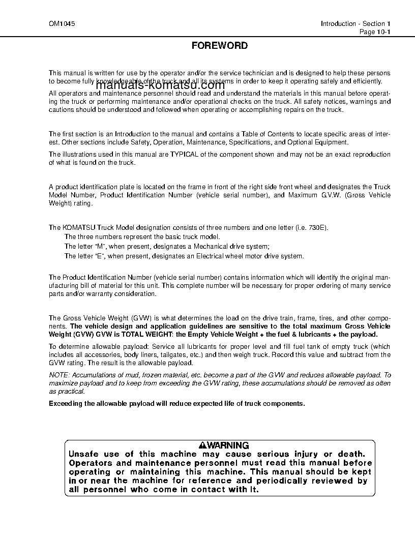 Protected: 730E(USA) S/N A30299-A30309 Operation manual (English)