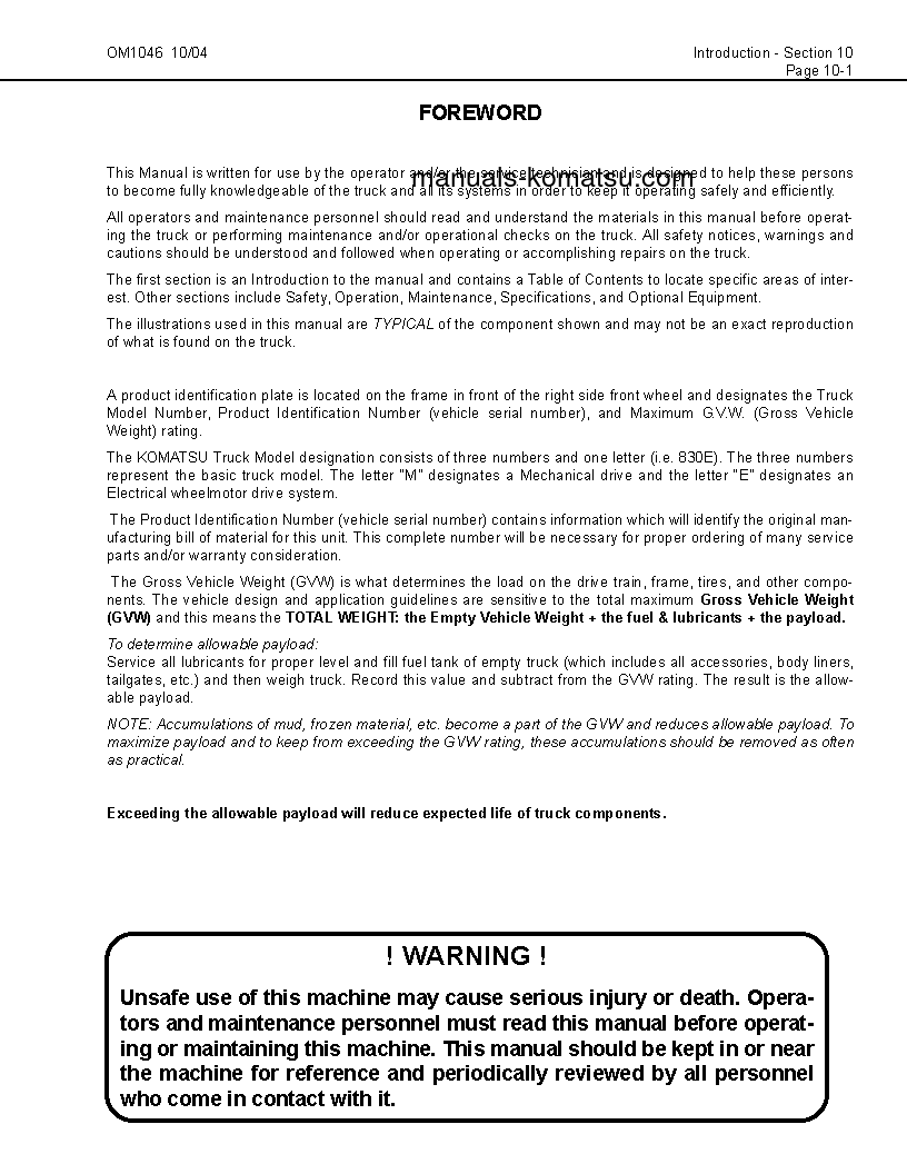 Protected: 830E(USA) S/N A30733-A30815 Operation manual (English)