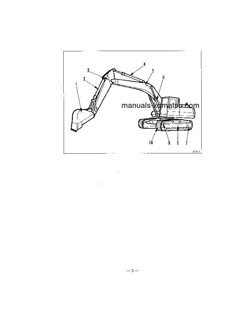 Protected: PC300LC-5(GBR)-K S/N K20001-UP Operation manual (English)