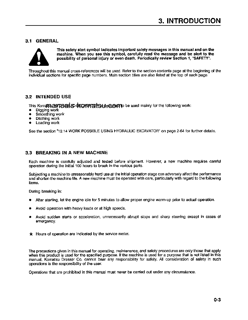Protected: PC400LC-5(USA)-LC S/N A40001-UP Operation manual (English)