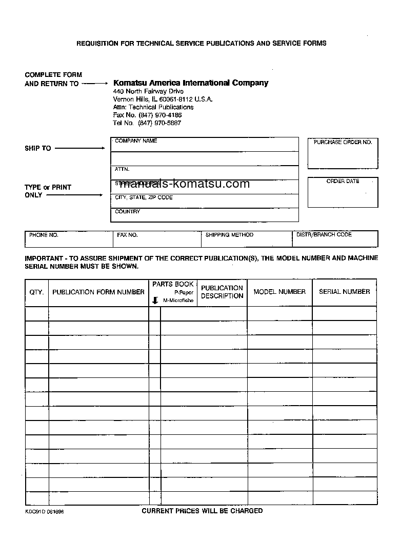 Protected: PC300LC-6(USA)-LC S/N A80001-A83000 Operation manual (English)