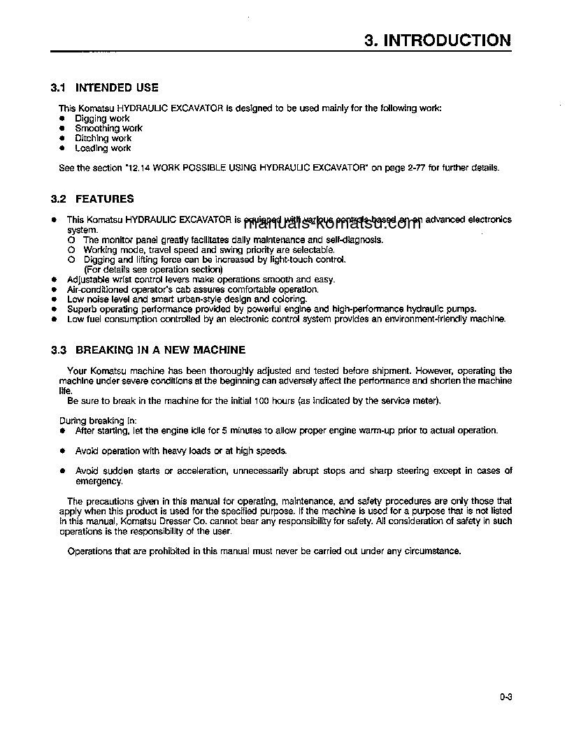 Protected: PC300LC-6(USA)-LC S/N A80001-A83000 Operation manual (English)