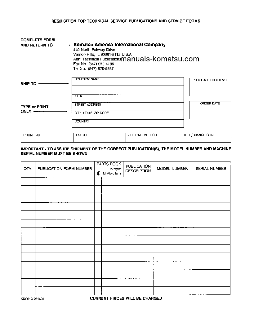 Protected: PC400LC-6(USA)-LC S/N A80001-A83000 Operation manual (English)