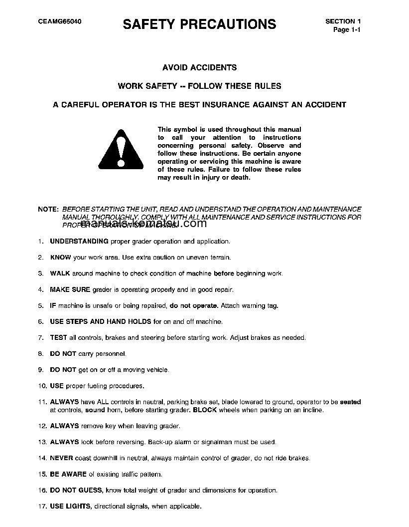 Protected: GD650AW-2(USA)-A S/N 202002-202486 Operation manual (English)