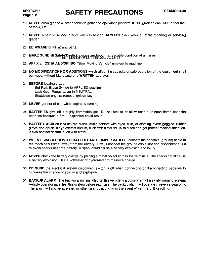 Protected: GD650AW-2(USA)-A S/N 202002-202486 Operation manual (English)