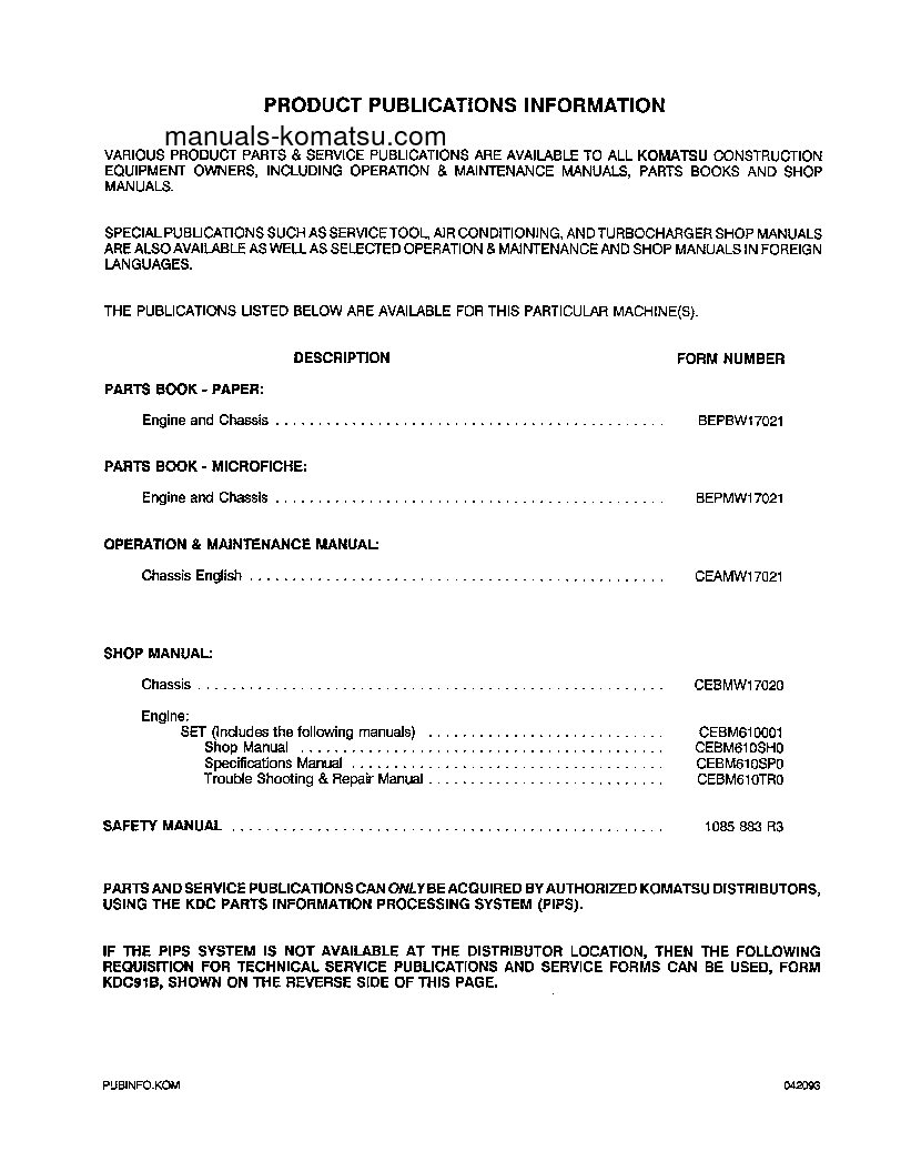 Protected: WA180-1(USA)-LC S/N A75001-UP Operation manual (English)