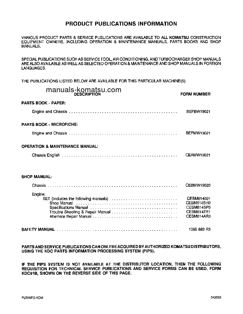 Protected: WA320-1(USA)-LC S/N A25001-UP Operation manual (English)