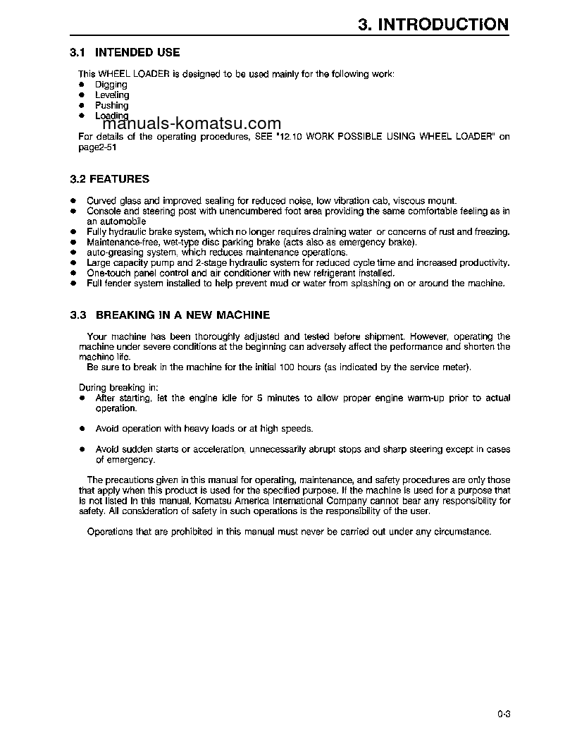 Protected: WA320-3(JPN)-L S/N A30001-UP Operation manual (English)