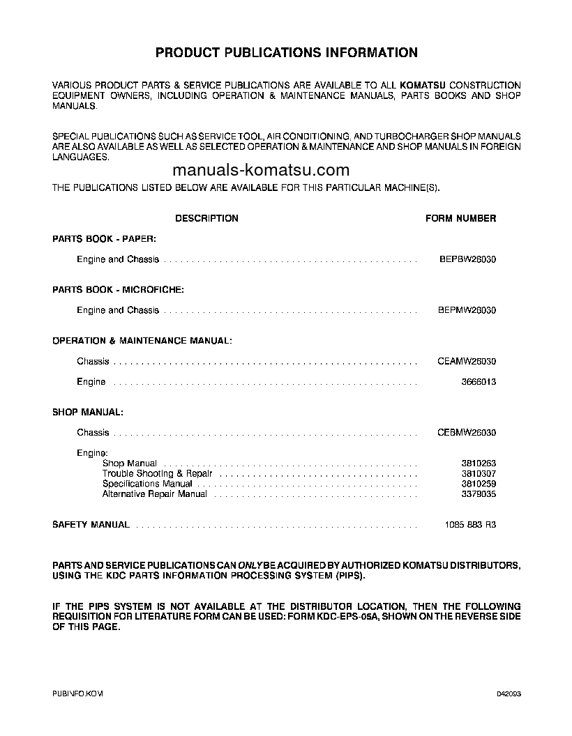 Protected: WA600-1(USA)-LC S/N A50001-UP Operation manual (English)