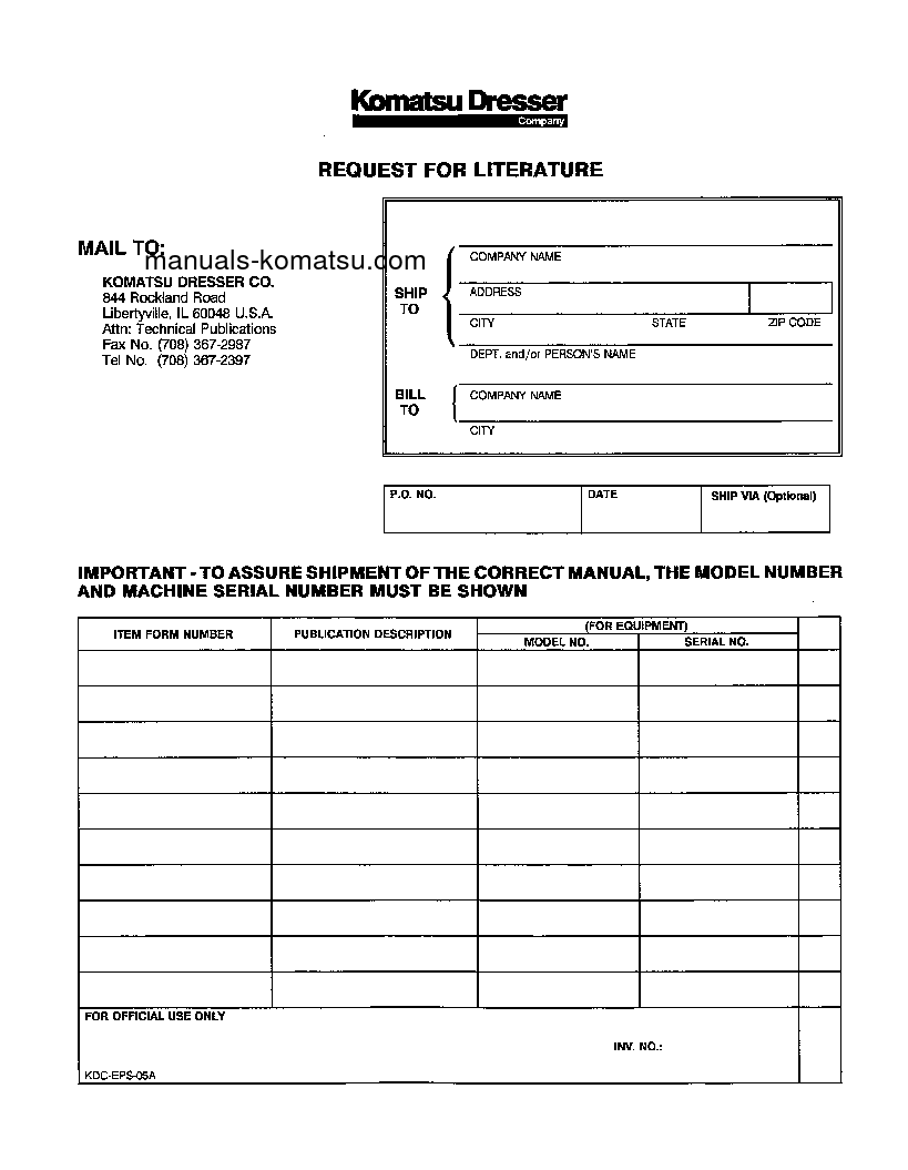 Protected: WA600-1(USA)-LC S/N A50001-UP Operation manual (English)