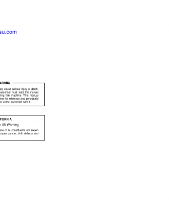 PC200-6(USA)-L S/N A80001-UP Operation manual (English)