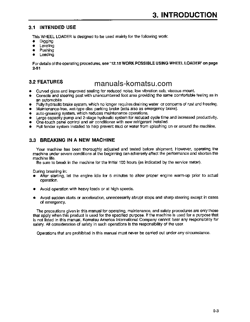 Protected: WA450-3(USA)-LE S/N A30001-UP Operation manual (English)