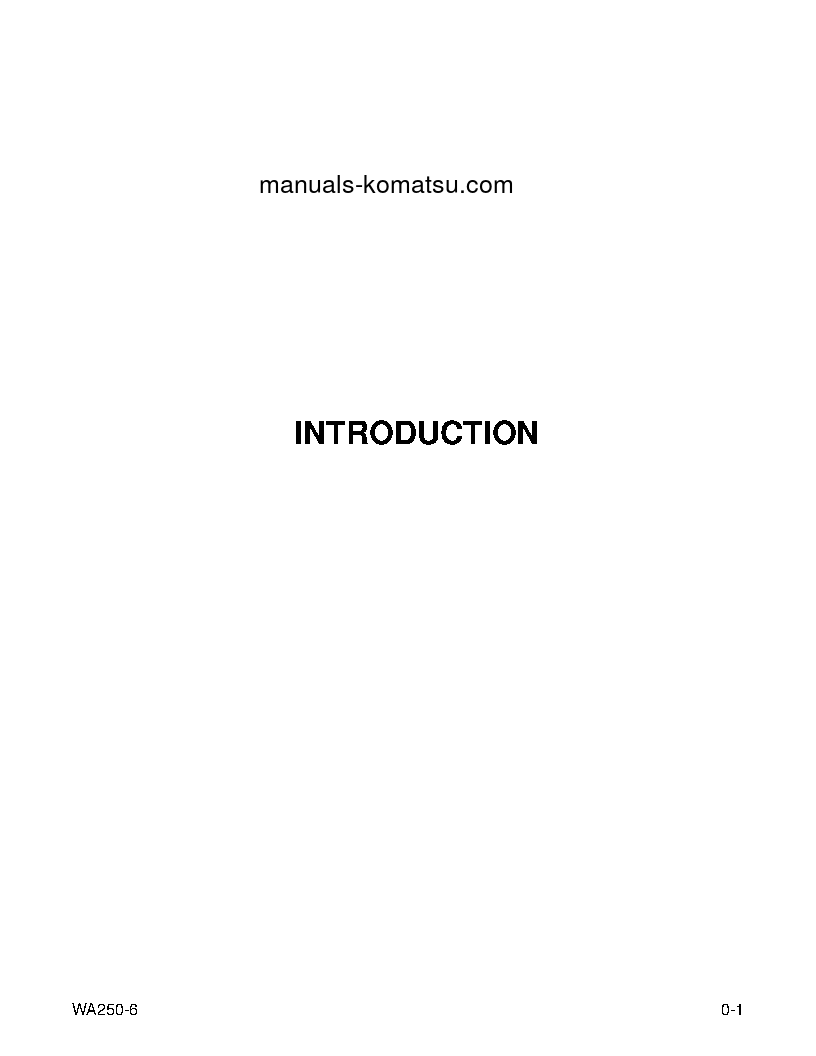 Protected: WA250-6(USA) S/N A76001-UP Operation manual (English)