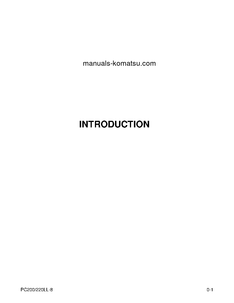 Protected: PC220LL-8(USA) S/N A87001-UP Operation manual (English)